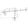 ACT Monitorarm, 3 schermen (AC8303) thumbnail
