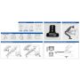 ACT Monitorarm office met gasveer, 1 scherm (AC8311) thumbnail