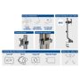 ACT Monitorarm office solid pro, 2 schermen (AC8321) thumbnail