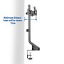 ACT Monitorarm office, crossbar, 2 schermen, eenvoudig in hoogte verstelbaar (AC8322) thumbnail