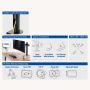 ACT Monitorarm office solid pro, 2 schermen (AC8326) thumbnail