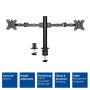 ACT Monitorarm office solid pro, 2 schermen (AC8326) thumbnail