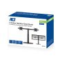 ACT Monitorarm office, op voet met gasveer, crossbar, 2 schermen (AC8332) thumbnail