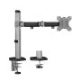ACT Monitorarm office, 1 scherm, zilver (AC8335) thumbnail