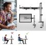ACT Monitorarm office, 1 scherm, zilver (AC8335) thumbnail