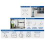 ACT Monitorarm office, 1 scherm, zilver (AC8335) thumbnail
