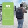 ACT Urban laptop rugzak 17,3", gemaakt van gerecyclede plastic flessen (AC8535) thumbnail