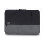 ACT AC8545 notebooktas 39,6 cm (15.6") Opbergmap/sleeve Zwart, Grijs (AC8545) thumbnail