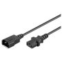 Microconnect AK 5029 electriciteitssnoer Zwart 0,6 m C13 stekker C14 stekker (AK5029) thumbnail