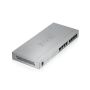 Zyxel GS1008HP Unmanaged Gigabit Ethernet (10/100/1000) Power over Ethernet (PoE) Grijs (GS1008HP-EU0101F) thumbnail