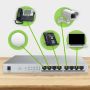 Zyxel GS1008HP Unmanaged Gigabit Ethernet (10/100/1000) Power over Ethernet (PoE) Grijs (GS1008HP-EU0101F) thumbnail