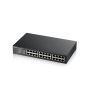 Zyxel GS1100-24E Unmanaged Gigabit Ethernet (10/100/1000) Zwart (GS1100-24E-EU0103F) thumbnail
