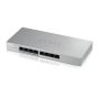Zyxel GS1200-8HP v2 Managed Gigabit Ethernet (10/100/1000) Power over Ethernet (PoE) Grijs (GS1200-8HPV2-EU0101F) thumbnail