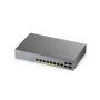 Zyxel GS1350-12HP-EU0101F netwerk-switch Managed L2 Gigabit Ethernet (10/100/1000) Power over Ethernet (PoE) Grijs (GS1350-12HP-EU0101F) thumbnail
