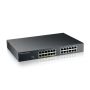 Zyxel GS1915-24EP Managed L2 Gigabit Ethernet (10/100/1000) Power over Ethernet (PoE) 1U Zwart (GS1915-24EP-EU0101F) thumbnail
