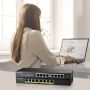 Zyxel GS1915-8 Managed L2 Gigabit Ethernet (10/100/1000) Zwart (GS1915-8-EU0101F) thumbnail