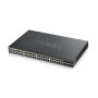Zyxel GS1920-48HPV2 Managed Gigabit Ethernet (10/100/1000) Power over Ethernet (PoE) Zwart (GS1920-48HPV2-EU0101F) thumbnail