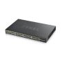 Zyxel GS1920-48HPV2 Managed Gigabit Ethernet (10/100/1000) Power over Ethernet (PoE) Zwart (GS192048HPV2-EU0101F) thumbnail