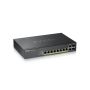 Zyxel GS2220-10HP-EU0101F netwerk-switch Managed L2 Gigabit Ethernet (10/100/1000) Power over Ethernet (PoE) Zwart (GS2220-10HP-EU0101F) thumbnail