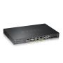 Zyxel GS2220-28HP-EU0101F netwerk-switch Managed L2 Gigabit Ethernet (10/100/1000) Power over Ethernet (PoE) Zwart (GS2220-28HP-EU0101F) thumbnail