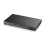 Zyxel GS2220-28HP-EU0101F netwerk-switch Managed L2 Gigabit Ethernet (10/100/1000) Power over Ethernet (PoE) Zwart (GS2220-28HP-EU0101F) thumbnail