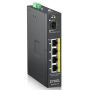 Zyxel RGS100-5P Unmanaged L2 Gigabit Ethernet (10/100/1000) Power over Ethernet (PoE) Zwart (RGS100-5P-ZZ0101F) thumbnail