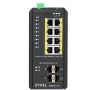 Zyxel RGS200-12P Managed L2 Gigabit Ethernet (10/100/1000) Power over Ethernet (PoE) Zwart (RGS200-12P-ZZ0101F) thumbnail