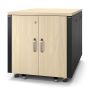APC NetShelter CX AR4012IA - 12U, Geluiddempend en geventileerd 19 inch server rack (AR4012A) thumbnail