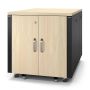 APC AR4012A rack 12U Vrijstaande rek Zwart, Esdoornkleur (AR4012A) thumbnail