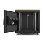 APC NetShelter CX AR4012IA - 12U, Geluiddempend en geventileerd 19 inch server rack (AR4012A) thumbnail
