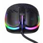 Xtrfy MZ1 Gaming Maus - schwarz - Maus - Optisc muis Ambidextrous USB Type-A Optisch 16000 DPI (MZ1-RGB-BLACK-TP) thumbnail