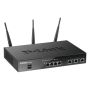 D-Link DSR-1000AC draadloze router Gigabit Ethernet Dual-band (2.4 GHz / 5 GHz) Zwart (DSR-250-WCF-12-LIC) thumbnail