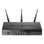 D-Link DSR-1000AC draadloze router Gigabit Ethernet Dual-band (2.4 GHz / 5 GHz) Zwart (DSR-250-WCF-12-LIC) thumbnail