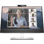 HP E24mv G4 60,5 cm (23.8") 1920 x 1080 Pixels Full HD Zwart, Zilver (169L0AA) thumbnail