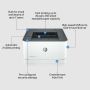 HP LaserJet Pro 3002dw printer, Zwart-wit, Printer voor Kleine en middelgrote ondernemingen, Print, Dubbelzijdig afdrukken (3G652F) thumbnail