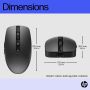 HP 715 oplaadbare muis voor meerdere apparaten (6E6F0AA#ABB) thumbnail