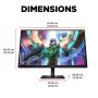 HP OMEN by HP 27qs 68,6 cm (27") 2560 x 1440 Pixels Quad HD Zwart (780J4AA#ABB) thumbnail