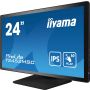 iiyama ProLite T2452MSC-B1 computer monitor 60,5 cm (23.8") 1920 x 1080 Pixels Full HD LCD Touchscreen Multi-gebruiker Zwart (T2452MSC-B1) thumbnail
