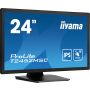 iiyama ProLite T2452MSC-B1 computer monitor 60,5 cm (23.8") 1920 x 1080 Pixels Full HD LCD Touchscreen Multi-gebruiker Zwart (T2452MSC-B1) thumbnail