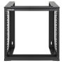 Intellinet 19" open frame rack voor wandmontage, 9U, scharnierend voorframe, 2-post uitvoering, diepte 17,7", bouwpakket, zwart RAL 9004 (716185) thumbnail