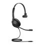 Jabra Evolve2 30 Headset Bedraad Hoofdband Kantoor/callcenter USB Type-C Zwart (23189-889-879) thumbnail