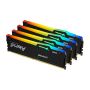Kingston Technology FURY Beast 128GB 5600MT/s DDR5 CL40 DIMM (Kit van 4) RGB XMP thumbnail