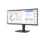 LG 34BQ77QB-B computer monitor 86,4 cm (34") 3440 x 1440 Pixels UltraWide Quad HD LED Zwart (34BQ77QB-B) thumbnail