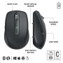 Logitech MX Anywhere 3S for Business muis Rechtshandig RF-draadloos + Bluetooth Laser 8000 DPI (910-006958) thumbnail