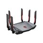 MSI RADIX AXE6600 WIFI 6E TRI-BAND draadloze router Gigabit Ethernet Dual-band (2.4 GHz / 5 GHz) Zwart, Rood (GRAXE66) thumbnail