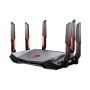 MSI RADIX AXE6600 WIFI 6E TRI-BAND draadloze router Gigabit Ethernet Dual-band (2.4 GHz / 5 GHz) Zwart, Rood (GRAXE66) thumbnail