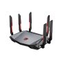MSI RADIX AXE6600 WIFI 6E TRI-BAND draadloze router Gigabit Ethernet Dual-band (2.4 GHz / 5 GHz) Zwart, Rood (GRAXE66) thumbnail