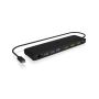 ICY BOX IB-DK2116-C notebook dock & poortreplicator Bedraad USB 3.2 Gen 1 (3.1 Gen 1) Type-C Zwart (IB-DK2116-C) thumbnail