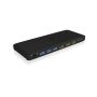 ICY BOX IB-DK2416-C notebook dock & poortreplicator Bedraad Zwart (IB-DK2416-C) thumbnail
