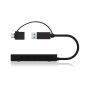 ICY BOX IB-SPL1029AC USB grafische adapter 3840 x 2160 Pixels Zwart (IB-SPL1029AC) thumbnail
